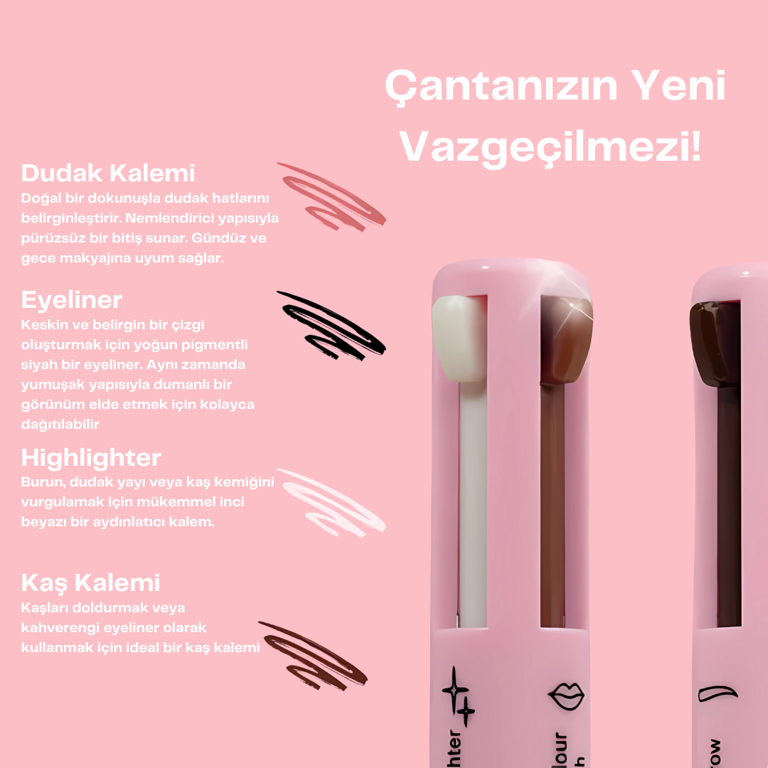 TheNovalie™ Dördü Bir Arada Makyaj Kalemi