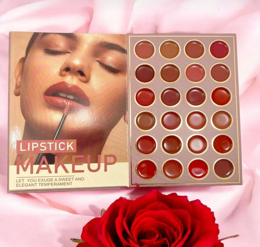 TheNovalie™  Kitap model makyaj paleti (Ruj/glosslu)